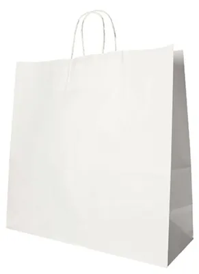 Image de PAPSTAR 88415 PAPSTAR Papier-Tragetasche, 350 x 350 x 140 mm, weiß
