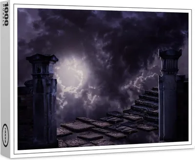 Produktbild von raxxa Premium-Puzzle "Traum vom Himmel", 1000 Teile