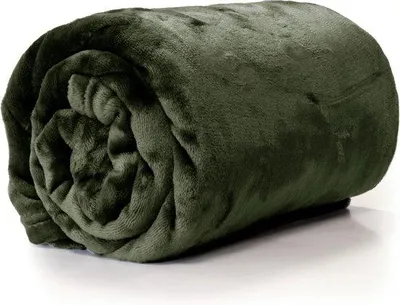 Produktbild von Unyqoos® Unique Living Enzo Plaid – Wohndecke 130×180 cm, tiefgrün, gesteppte Honigwaben-Optik, farbecht & waschbar, kuschelig für Sofa und Bett