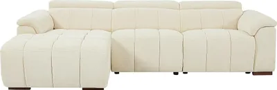 Produktbild von Linkes Ecksofa mit elektrischer Relaxfunktion und beiger Polsterung - MOLPICA