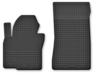 Image de Tapis avant en caoutchouc pour Mazda 2 IV 2014- (hayon) – 2 pièces, noirs, semi-universel, adapté