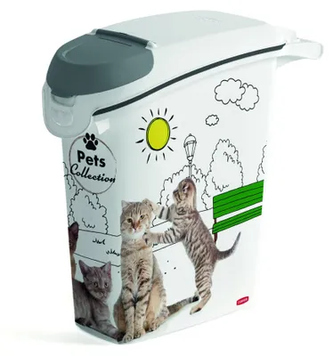 Productafbeelding van Curver Pets Collectie - Voercontainer voor katten - Wit - 23 liter - 10 kg