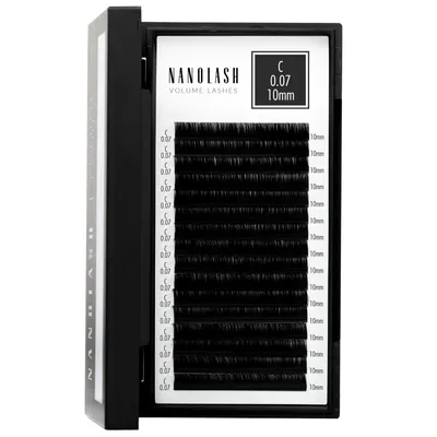 Image de Extensions de cils volume Nanolash - 0.07 C curl 10mm