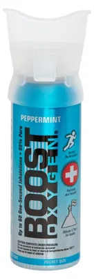 Produktbild von Boost Oxygen Sauerstoffdose 4x3L, 95% reiner Sauerstoff, Pfefferminzduft