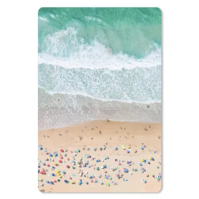 Produktbild von MuchoWow® Mauspad Mousepad Meer - Strand - Sonnenschirme - Wasser - Sommer 18x27 cm - Mousepads - Maus Mat - Pad - Mausunterlage