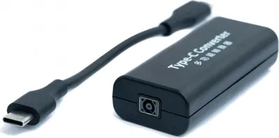 Produktbild von SYSTEM-S USB 3.1 Adapter Typ C Buchse zu DC 20 V 4,5 x 3,0 mm Buchse Kabel Ladekabel