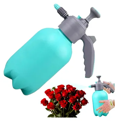 Produktbild von Pump-Drucksprüher – 2-Liter-Wassersprüher, tragbarer Hand-Zerstäuber mit verstellbarer Düse für Gartenarbeiten und Fahrzeugreinigung
