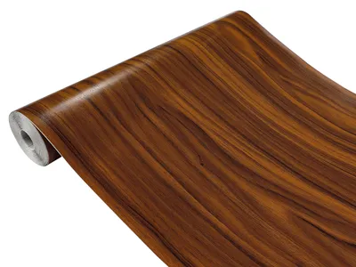 Produktbild von Klebefolie Möbel 90x490 cm - Gold Nussbaum - Möbelfolie selbstklebend in Holzoptik - Folie für Möbel zur schnellen Renovierung von Türen und Schränken - Möbelfolie dekorativ und pflegeleicht