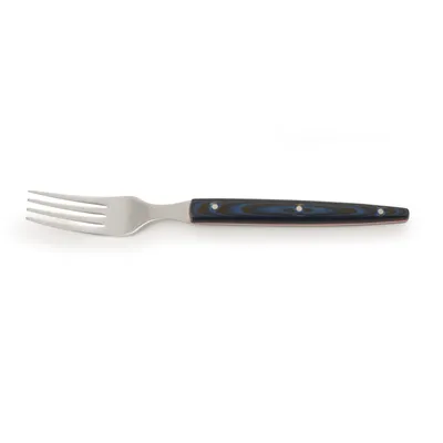Produktbild von ARCOS 373923 12 Stück STEAKGABEL THE ORIGIN MICARTA BLAU 220 MM