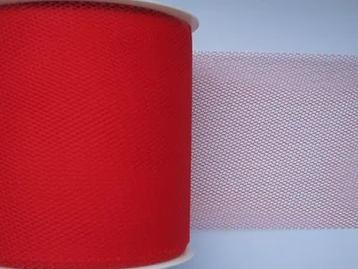 Produktbild von TÜLL- Band GOLDINA 10cm/50m ROT