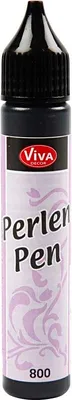 Produktbild von VIVA DECOR - Perlen Pen - flüssige Perlen - Black Schwarz 800
