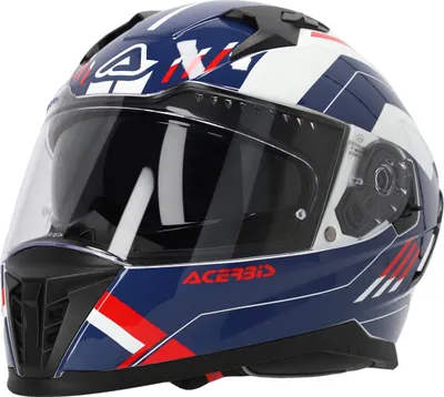 Produktbild von Acerbis X-Way Graphic Helm, weiß/blau/rot, XS (53/54)