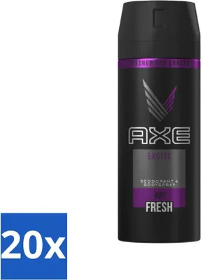 Produktbild von Axe Deodorant Body Spray Excite 150 ml - Vorteilspack - 20 Stücke