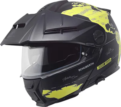 Produktbild von Schuberth E2 Atlas Helm, schwarz/gelb, 3XL (65)