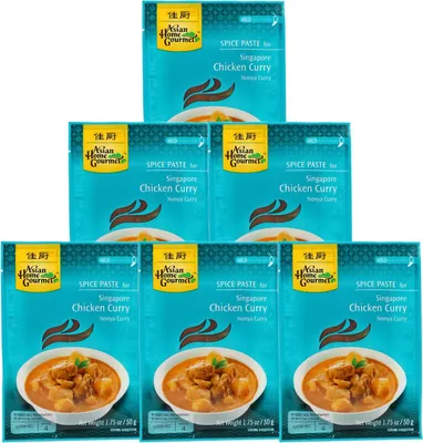 Produktbild von AHG Currypaste für Singapur Chicken Curry 6x50g