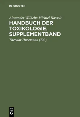 Produktbild von Handbuch der Toxikologie, Supplementband