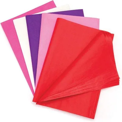 Produktbild von Servietten bunt 75 Stück - Rot, Rosa, Lila