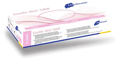 Produktbild von Meditrade Gentle Skin grip - Latex-Untersuchungshandschuhe - Größe XL - 100 Stk.