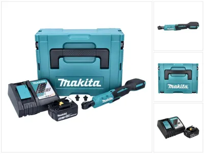 Immagine prodotto di Makita DWR 180 RG1J Avvitatore a cricchetto a batteria 18 V 47,5 Nm 1/4" 3/8" + 1x batteria ricaricabile 6,0 Ah + caricabatteria + Makpac