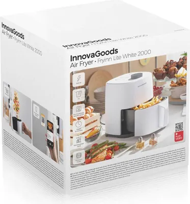 Obrázek produktu pro Bezolejová fritéza InnovaGoods Fryinn Lite 2000 bílá 1200 W 2 l