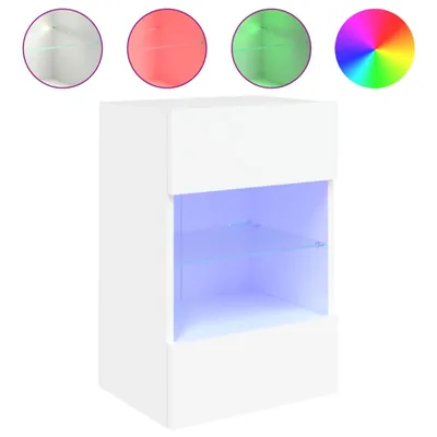 Immagine prodotto di Pensile TV con luci LED bianco 40x30x60,5 cm