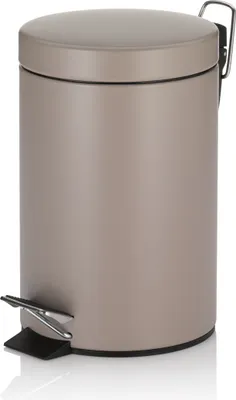 Produktbild von kela Kosmetikeimer, 3l, Metall, Tretmülleimer, Badezimmer, cashmerebraun
