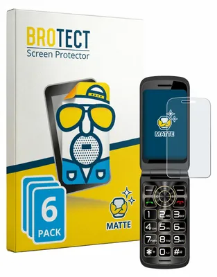 Produktbild von 6x BROTECT Schutzfolie für Guwet G739 Displayschutz Displayschutzfolie Folie Matt Entspiegelungsfolie