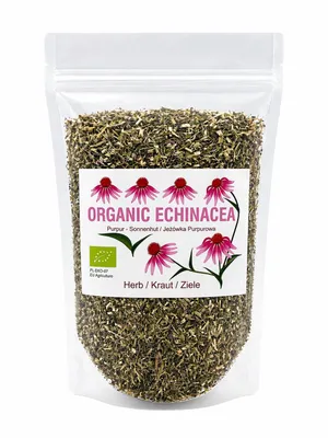 Immagine prodotto di Echinacea biologica 600 g - Echinacea purpurea, erbe tagliate, tisana biologica