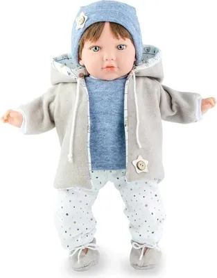 Produktbild von Marina&Pau Teo Winter, Babypuppe, Männlich, 3 Jahr(e), Junge/Mädchen, 450 mm, Mehrfarbig
