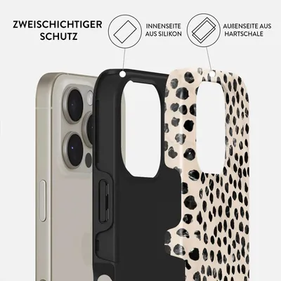 Produktbild von Burga Tough Back Cover MagSafe Apple iPhone 16 Pro - Almond Latte