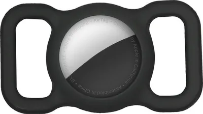 Obrázek produktu pro INF Silikonová skořepina AirTag na obojek pro psa Černá 1-balení