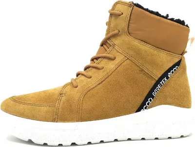 Produktbild von Ecco Urban Snowboarder Kinderschuhe Jungen Schnürstiefel Beige Freizeit