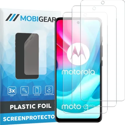 Produktbild von Mobigear  Motorola Moto G60s Displayschutz Schutzfolie - Hüllenfreundlich (3er Pack)