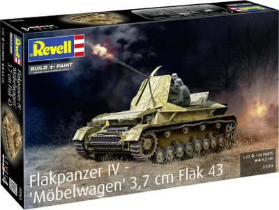 Zdjęcie produktu dla Revell Flakpanzer IV - "Möbelwagen" 3,7 cm Flak 43 1:72