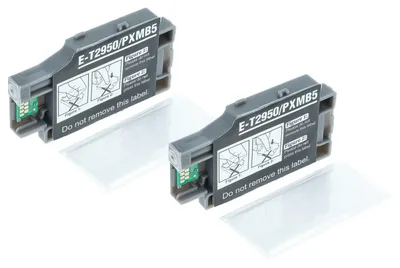 Produktbild von vhbw 2x Resttintenbehälter kompatibel mit Epson Workforce WF-100 W, WF-110 W Tintenstrahldrucker - Wartungsbox