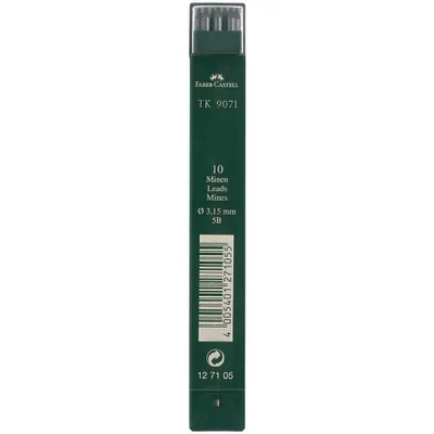 Image de Faber-Castell 127105 Fallmine TK® für Fallminenstift 3 15 mm Härtegrad 5B tiefschwarz