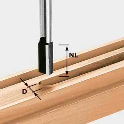 Obrázok produktu pre FESTOOL Fréza na drážky so základným rezným ostrím HW S12 D30/35
