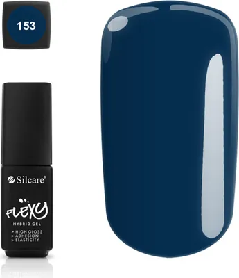 Productafbeelding van Professionele hybride gelnagellak van Silcare - Kleur 153, 4,5g