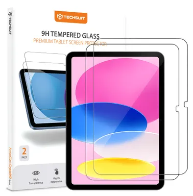 Produktbild von Techsuit – ArmorGlass CrystalHD (2 pack) Schutzglas für Tablet für iPad 10 (2022) 10.9 / iPad 11 (2025) – klar