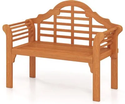 Produktbild von Faltbare Gartenbank aus Akazienholz, 123 cm breit, 2-sitzig, für Terrasse und Garten