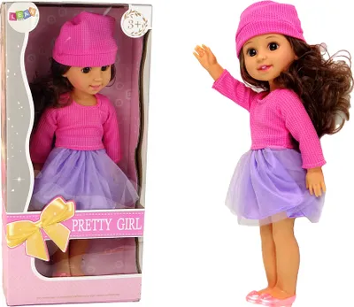 Obrázok produktu pre Bábika dievčatko hnedé vlasy