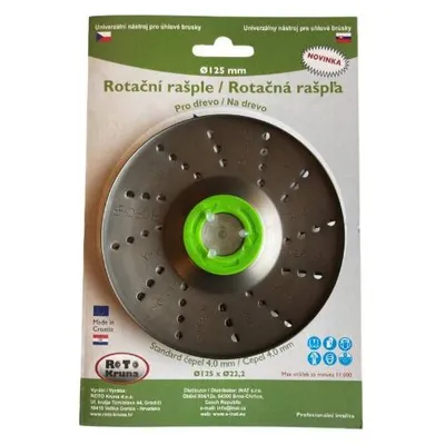Immagine prodotto di Raspa rotante Ø 125 mm, lama 4,0 mm