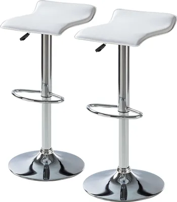 Produktbild von home24 Barhocker - 2er-Set - Metall / Kunstleder