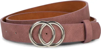 Produktbild von styleBREAKER Damen Gürtel 3 cm | Glänzende Ringschnalle in Gold oder Silber | Verstellbarer Taillengürtel & Hüftgürtel | Glattes Kunstleder für Kleider & Jeans