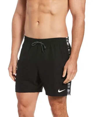 Produktbild von NIKE SWIM Badeanzug Herren Polyester Schwarz GR68855 - Größe: L