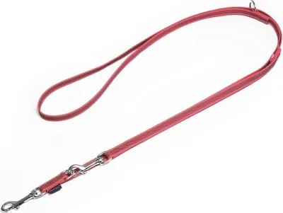 Produktbild von Mystique® Gummierte Umhängeleine Leine 20mm Standard Karabiner neon pink 2m