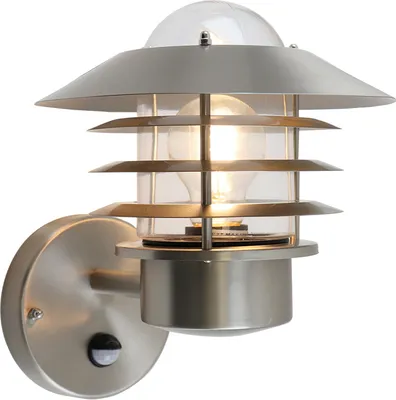 Produktbild von Olucia - FELICE - Außenlampe mit Bewegungssensor - Silber