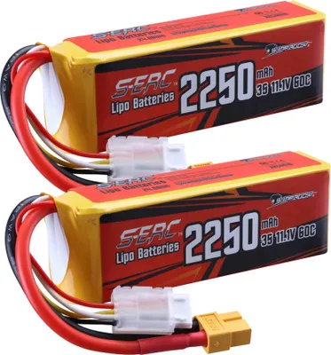 Zdjęcie produktu dla Akumulator Lipo, pojemność 2250 mAh, napięcie 11,1 V, 2250-3S-60C-2szt