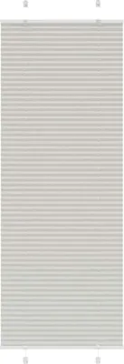 Produktbild von vidaXL Plissee Hellgrau 80x200 cm Stoffbreite 79,4 cm Polyester