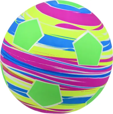 Produktbild von Kinder Gummiball 23cm - Strand Spielzeug Gartenball - Leicht & Griffig Bunt Sortiert